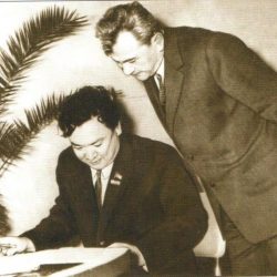 1969г. Тбилиси Ш.Есенов и Д.А.Кунаев
